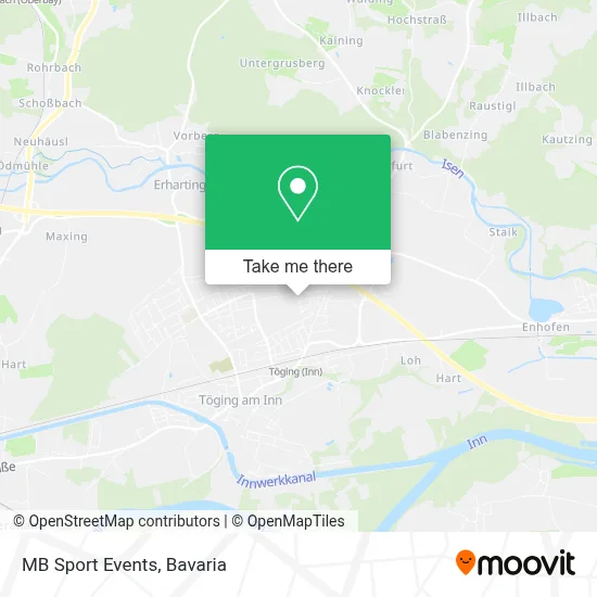 MB Sport Events map