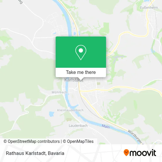 Rathaus Karlstadt map