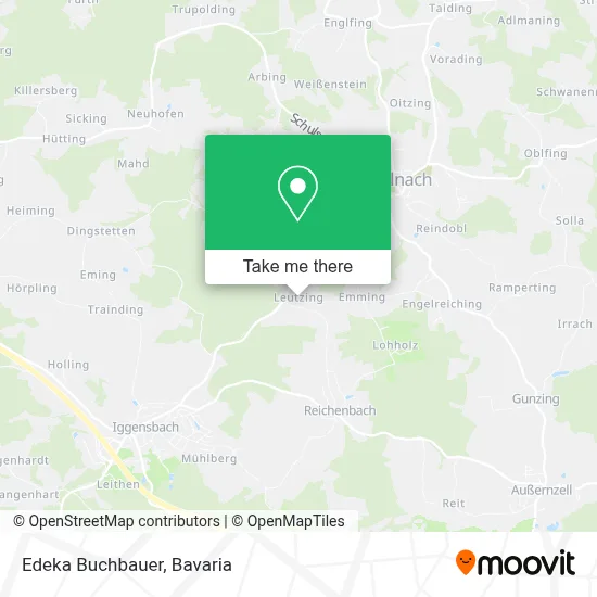 Edeka Buchbauer map