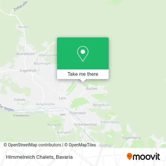 Himmelreich Chalets map