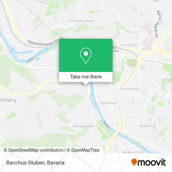 Bacchus-Stuben map