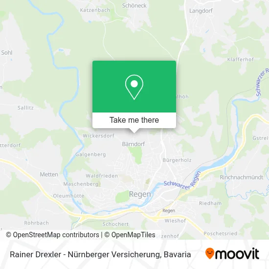 Rainer Drexler - Nürnberger Versicherung map