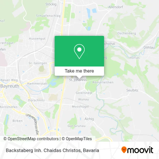 Backstaberg Inh. Chaidas Christos map