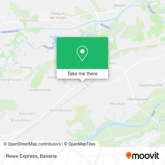 Rewe Express map