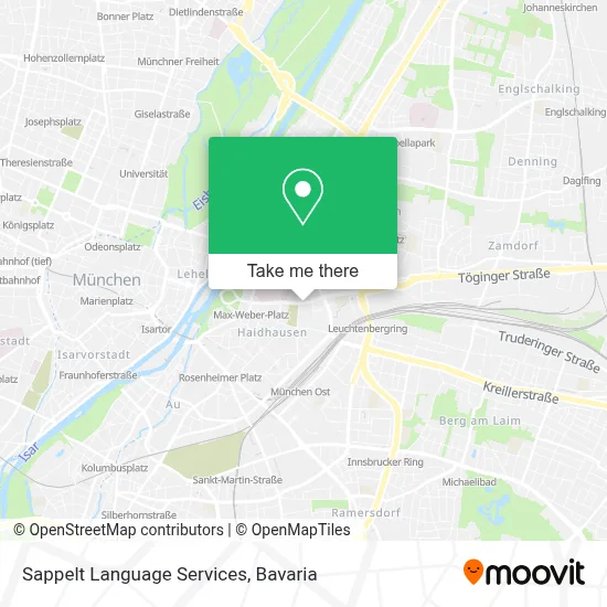 Sappelt Language Services map