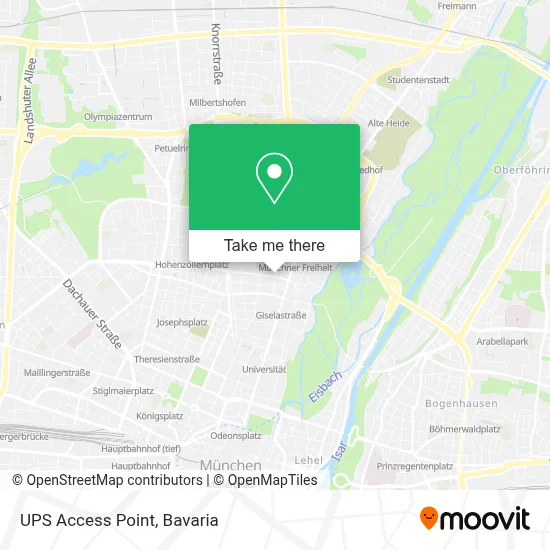 Ups Access Point map