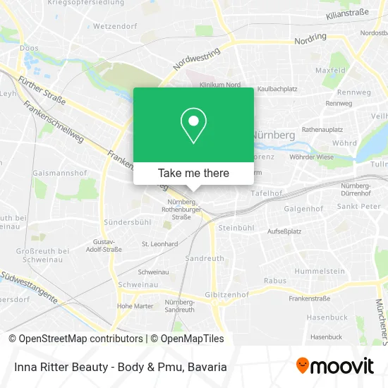 Inna Ritter Beauty - Body & Pmu map