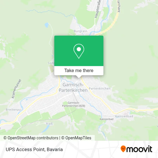 Ups Access Point map