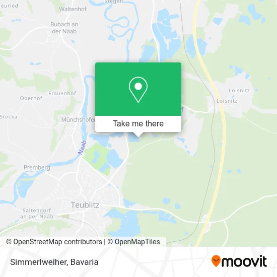 Simmerlweiher map