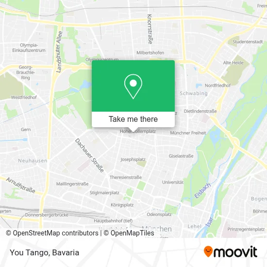 You Tango map