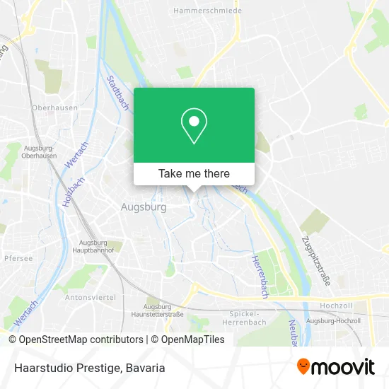 Haarstudio Prestige map