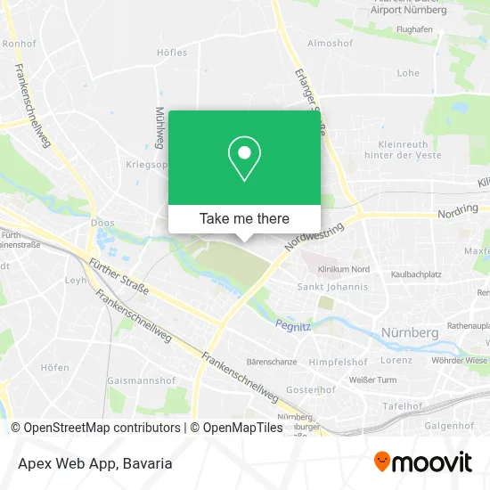 Apex Web App map