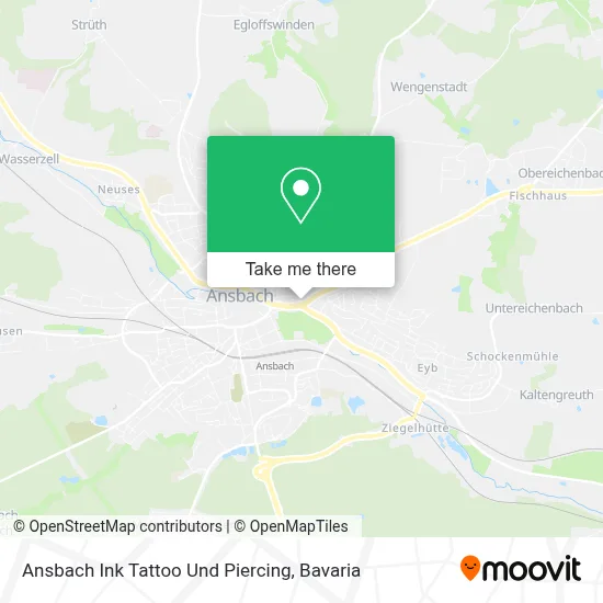 Ansbach Ink Tattoo Und Piercing map