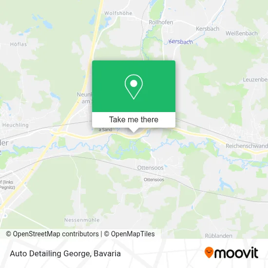 Auto Detailing George map