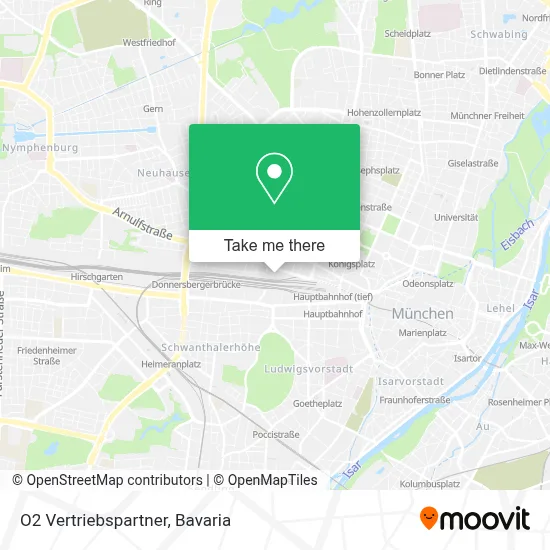 O2 Vertriebspartner map