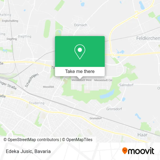 Edeka Jusic map