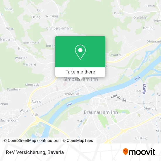 R+V Versicherung map