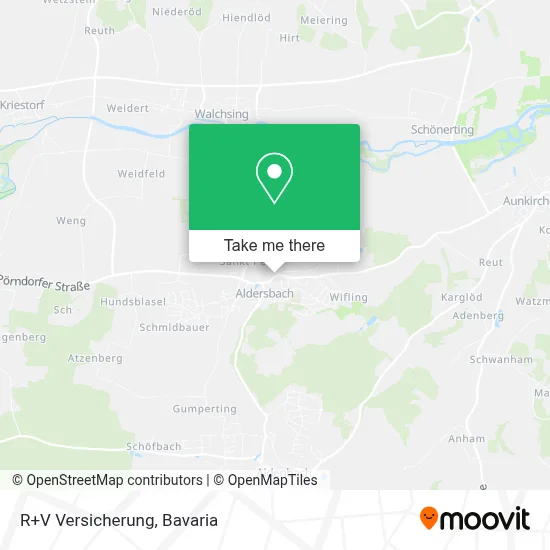 R+V Versicherung map