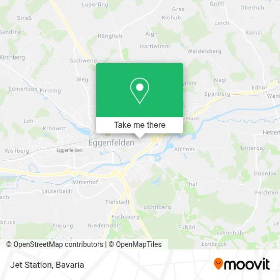 Jet Station map