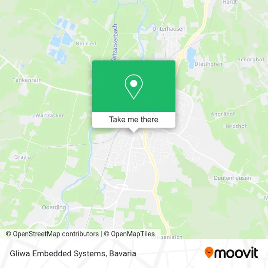 Gliwa Embedded Systems map