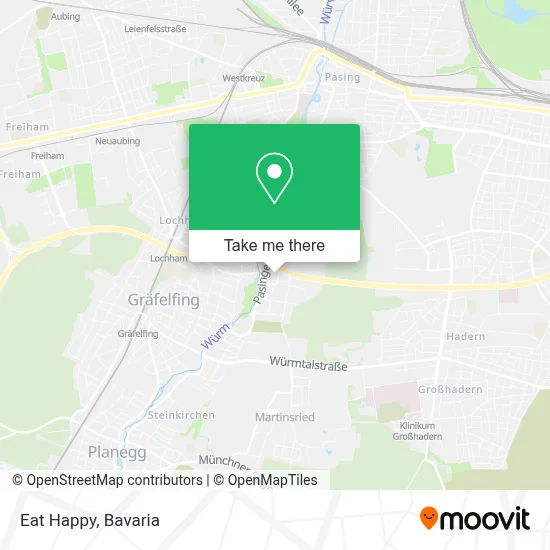 Eat Happy map