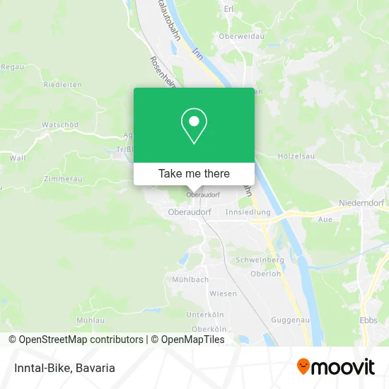 Inntal-Bike map