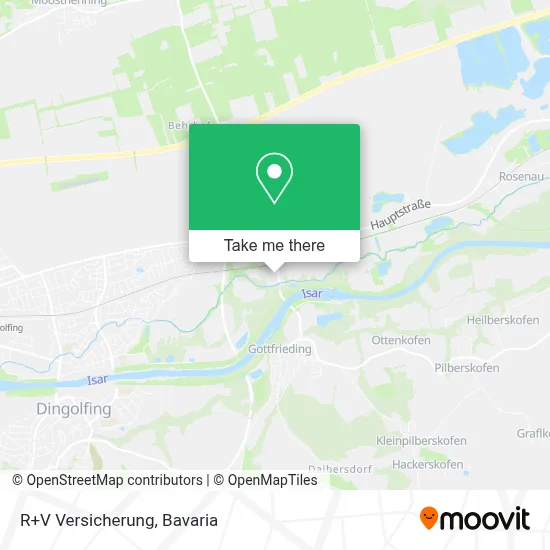 R+V Versicherung map