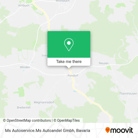 Ms Autoservice.Ms Autoandel Gmbh map