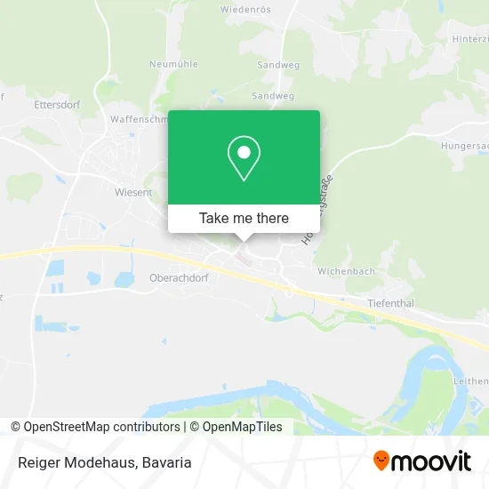 Reiger Modehaus map