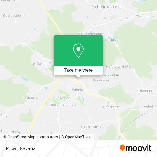 Rewe map