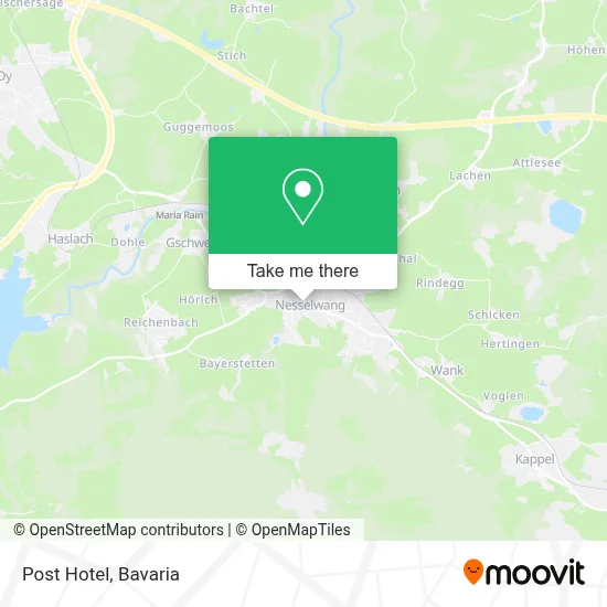 Hotel Post map
