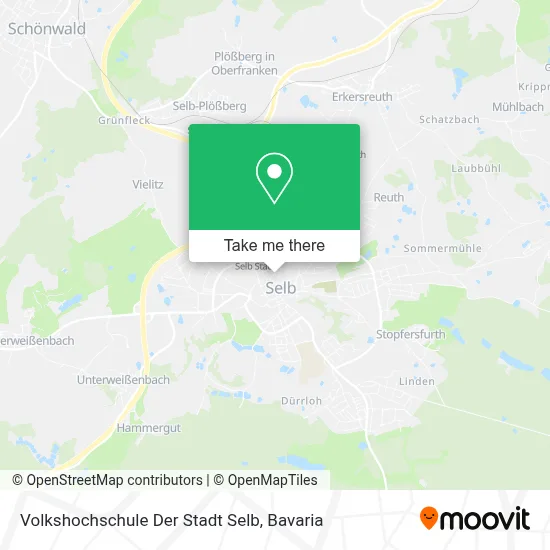 Volkshochschule Der Stadt Selb map
