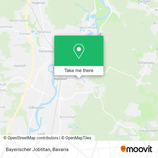 Bayerischer Jobtitan map
