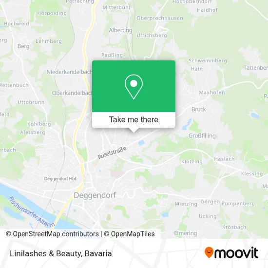 Linilashes & Beauty map