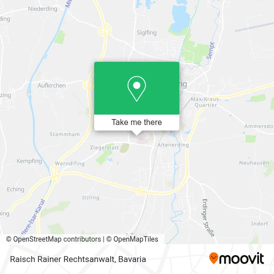 Raisch Rainer Rechtsanwalt map