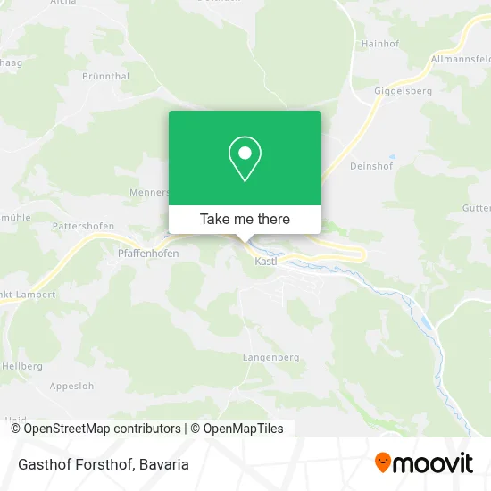 Gasthof Forsthof map