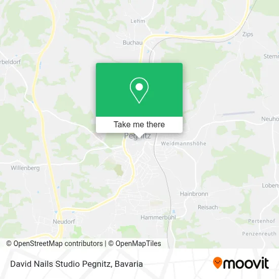 David Nails Studio Pegnitz map
