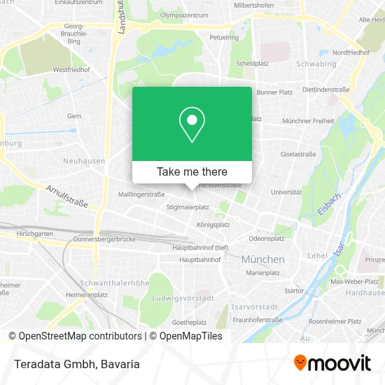 Teradata Gmbh map