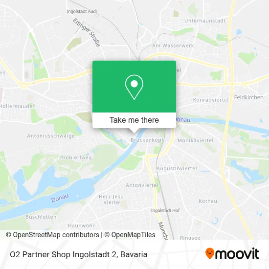 O2 Partner Shop Ingolstadt 2 map