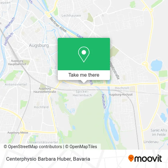 Centerphysio Barbara Huber map