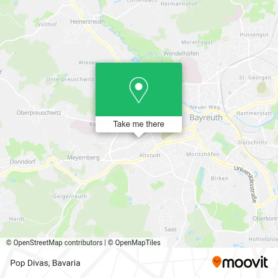Pop Divas map