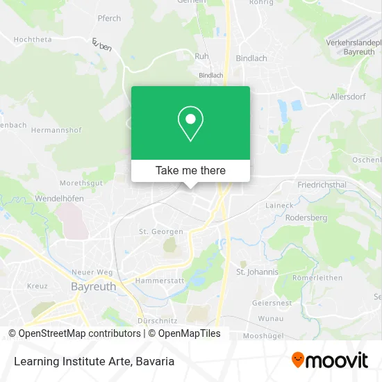 Learning Institute Arte map