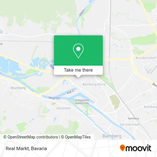 Real Markt map