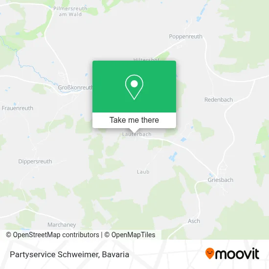 Partyservice Schweimer map