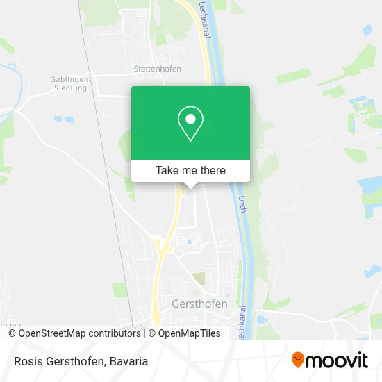 Rosis Gersthofen map