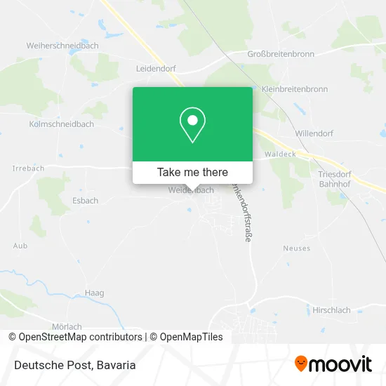 Deutsche Post map