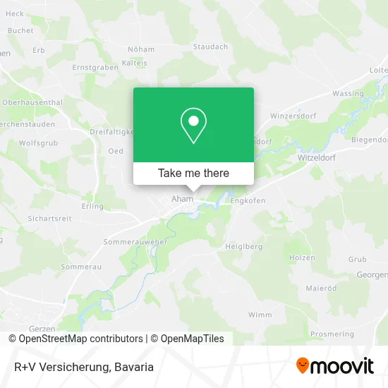 R+V Versicherung map