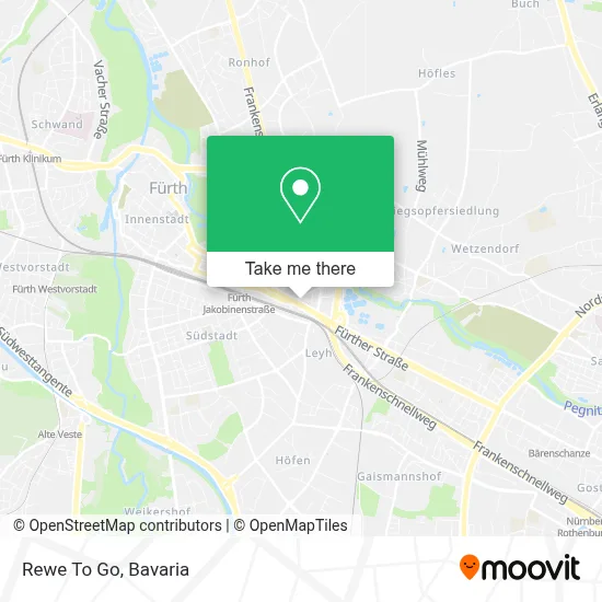 Rewe To Go map