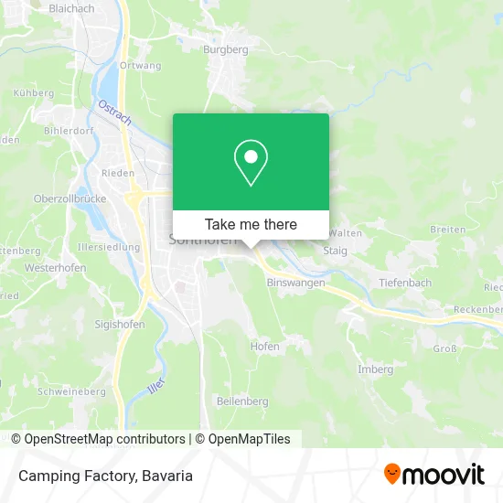 Camping Factory map