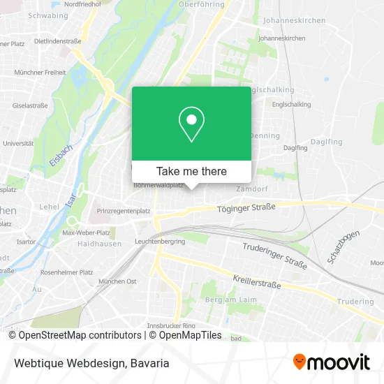 Webtique Webdesign map